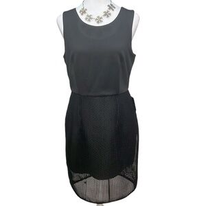 I.N. San Francisco Net Skirt Dress Black